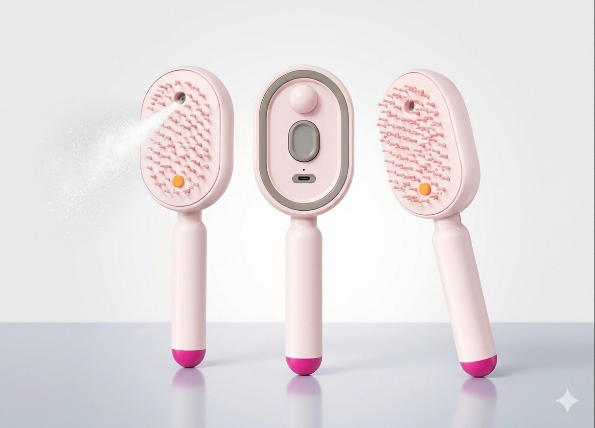 Mist — Electric Spa Brush with Spray, Massage and Self-Cleaning
